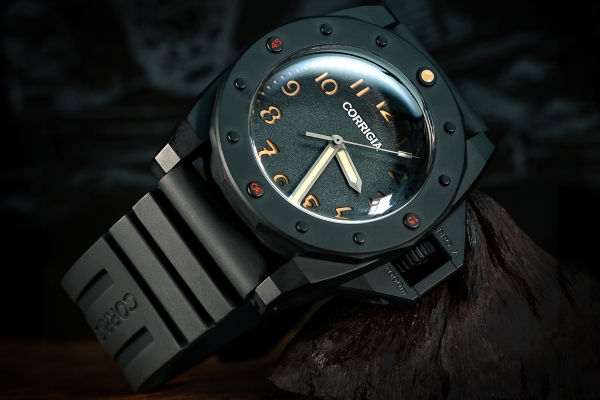 Corrigia02 DLC Black Diver Watch Ref.591-615-581-582-583 - LE