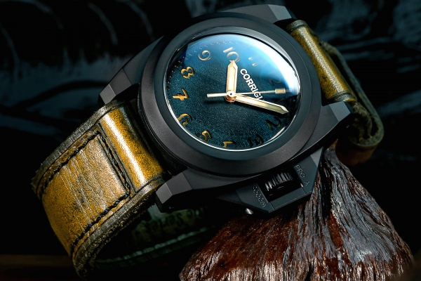 Corrigia03 DLC Black Diver Watch Ref.605-615-582-583 - LE